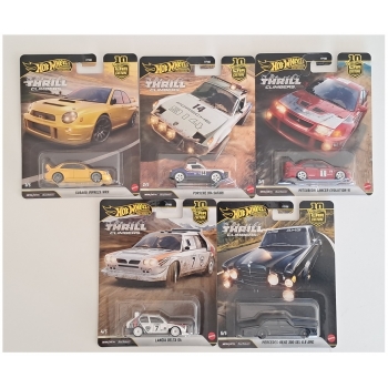 Hot Wheels 1:64 Zestaw Thrill Climbers - 5 szt